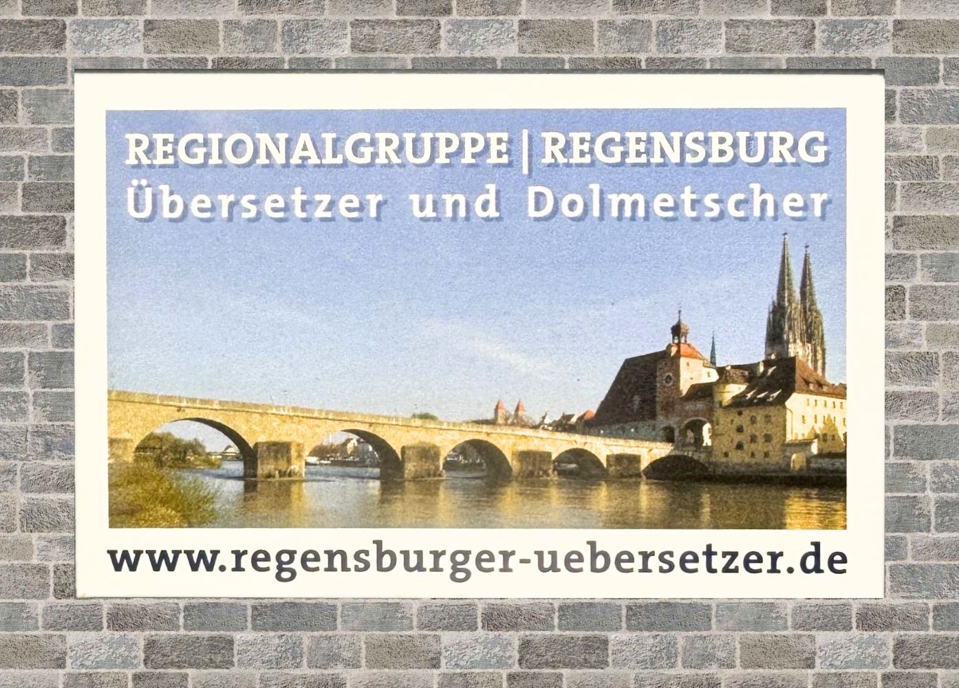 En este momento estás viendo Werbeaktionen der BDÜ-Regionalgruppe Regensburg: Visitenkarten mit QR-Code